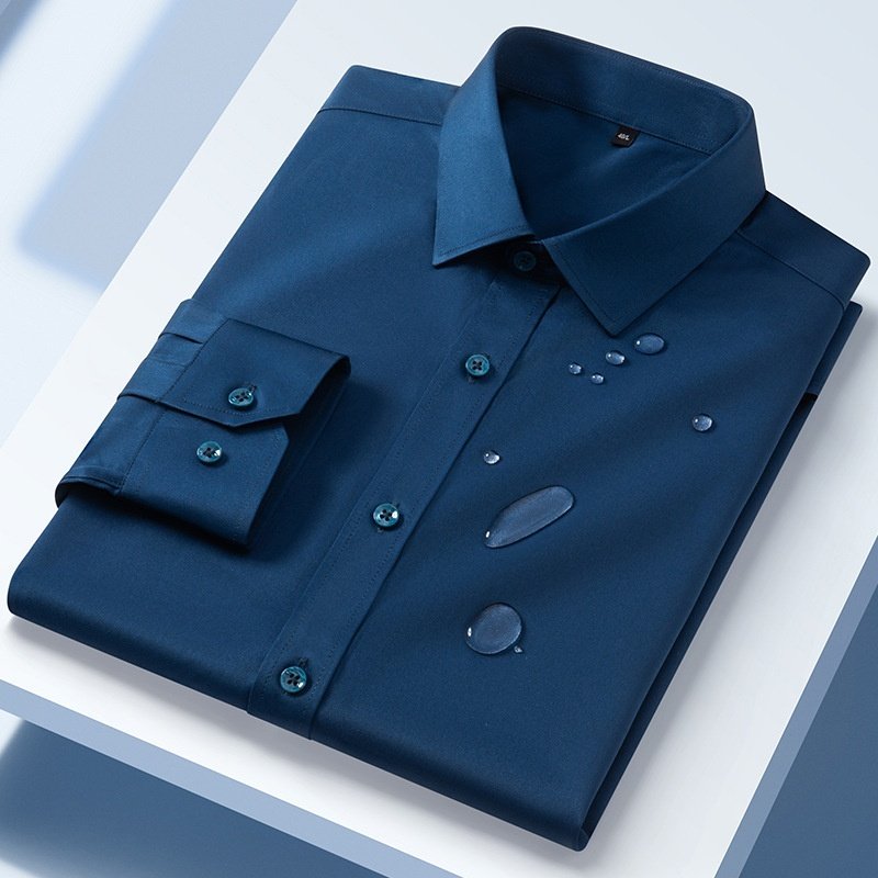 Three-proof Long-sleeved Shirt Men's Clothing - Image 4