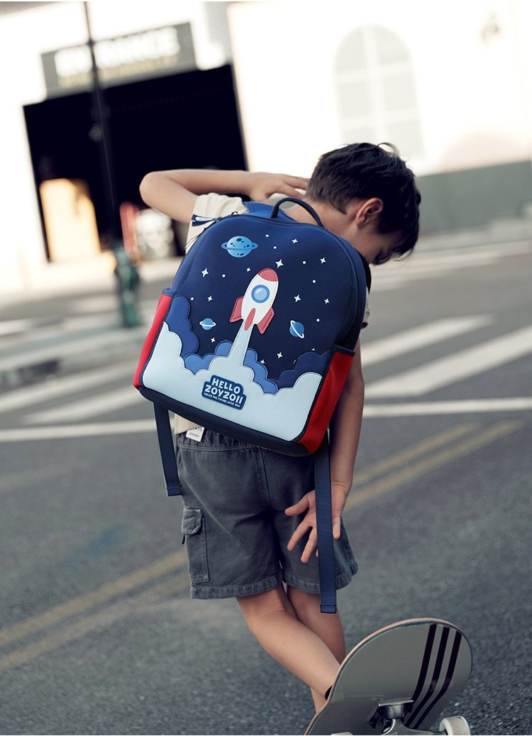 Children's Schoolbag Spine Care Cute - Image 4