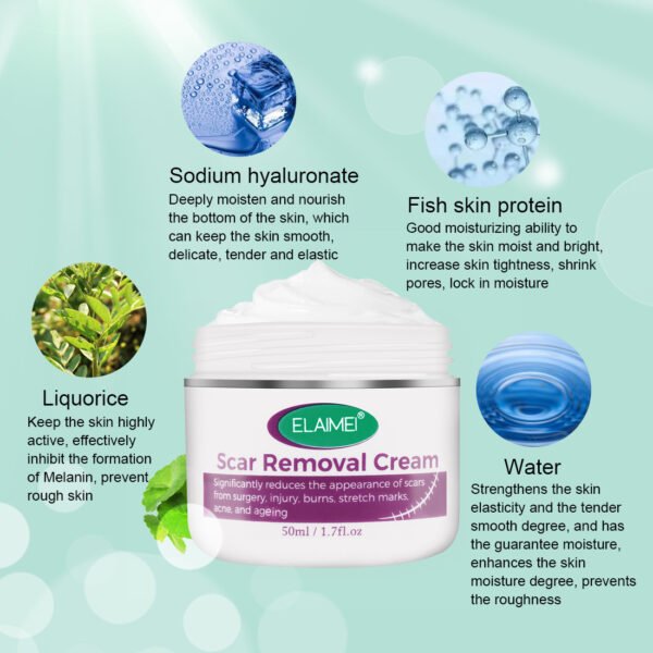 Skin Rebound Scarless Cream Scar Removal Cream Face Cream For Face Acne Scar Stretch Marks Skin Repair Face Cream - Image 10