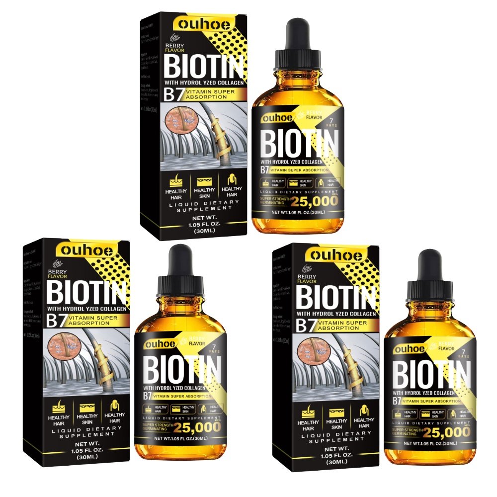 OUHOE Collagen B7 Vitamin Hair Oil Hair Strengthening & Densification Hair Loss Prevention Hair Care Oil - Image 2