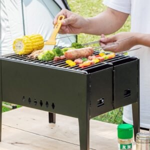 Barbecue Portable Rack Folding Outdoor Oven Set