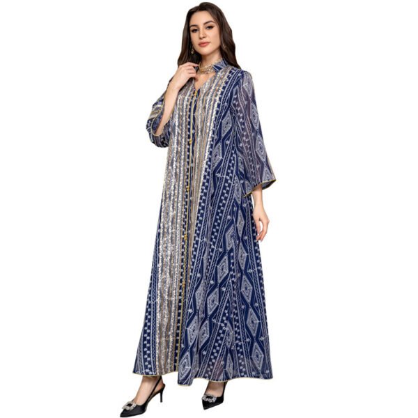 Women's Fashion Dress Dubai Robe - Image 4