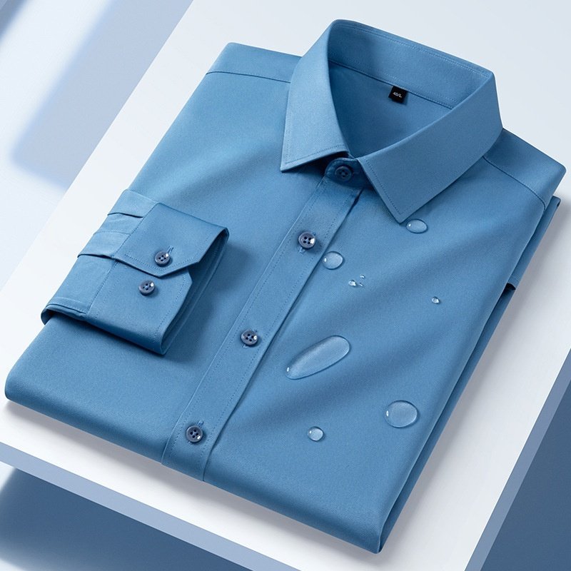 Three-proof Long-sleeved Shirt Men's Clothing - Image 9