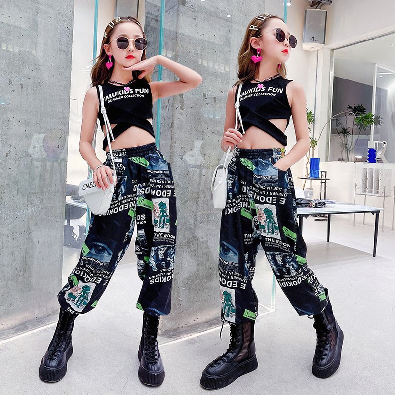 Foreign Style Big Children Wear Sports Pants - Image 5