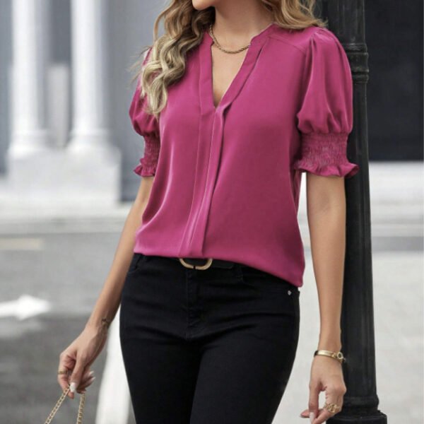 Ladies' Casual Style Lantern Sleeves - Image 4