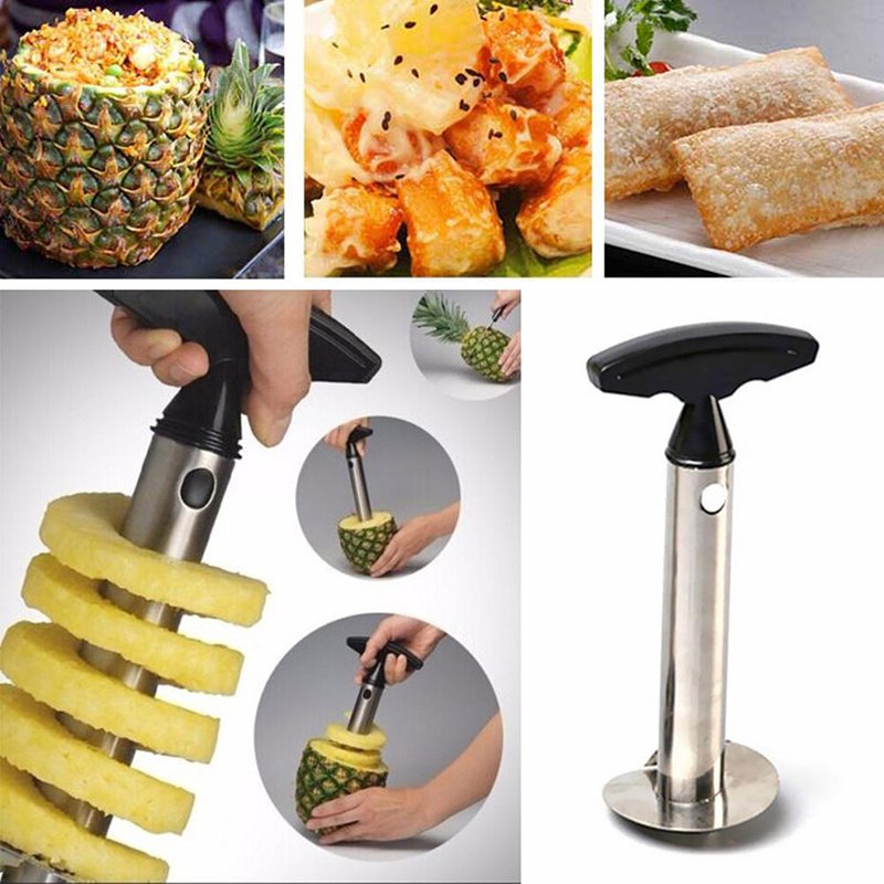 Pineapple Peeler Stainless Steel Pulp Separator Corer Core Puller Fruit Tools - Image 9
