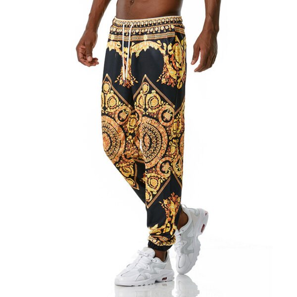 Printed jogging pants casual pants - Image 3