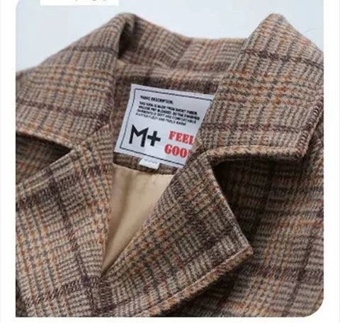 Girls' Woolen Coats For  Big Children - Image 4