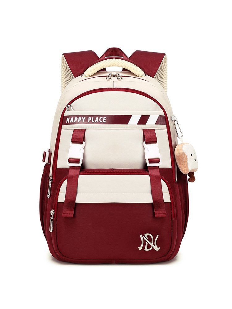 Minimalist Preppy Style Stain-resistant Schoolbag - Image 7