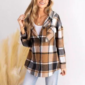 Amazon Large Checks Style Coat Plaid