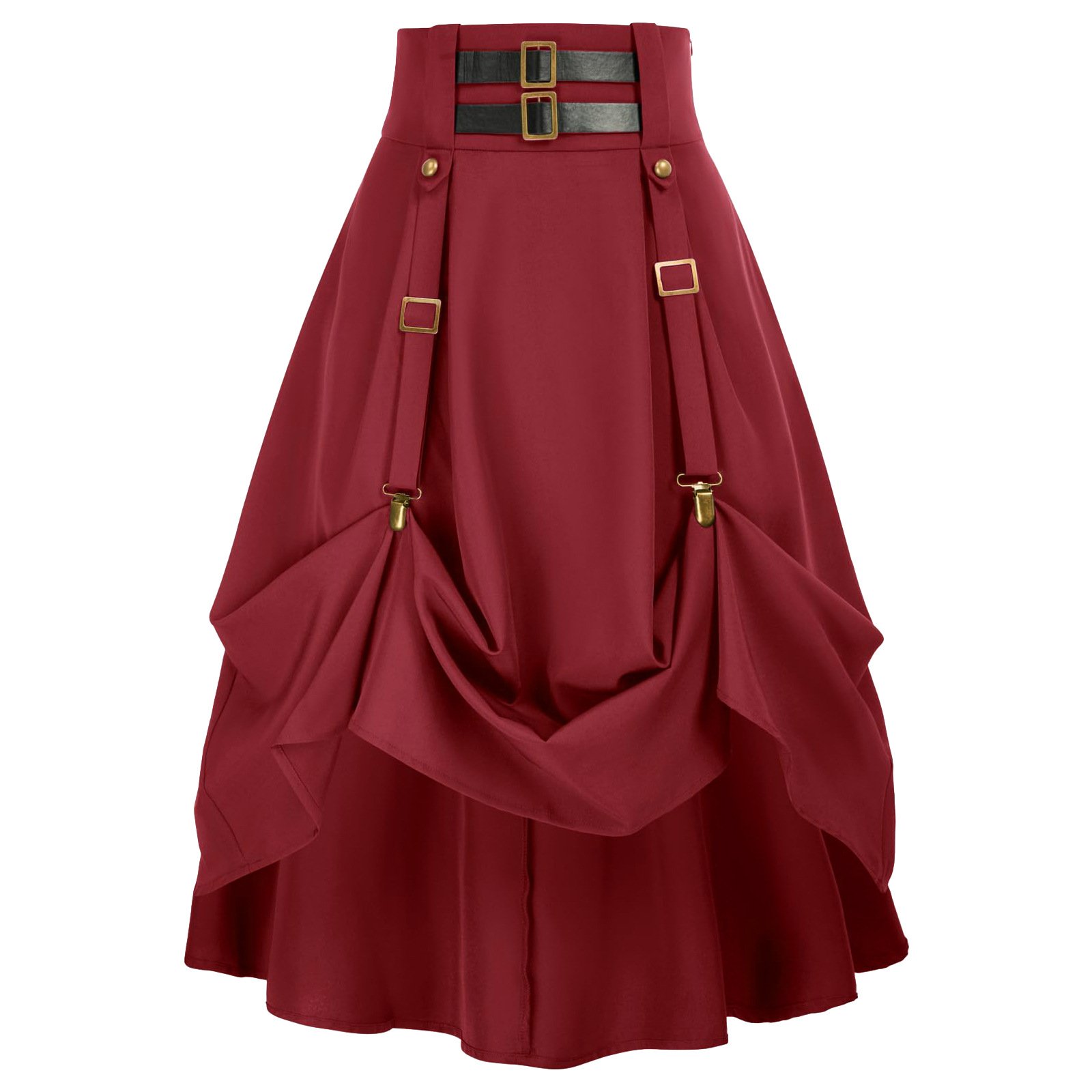 Medieval Costume Women's Steambeer Festival Punk Skirt - Image 4