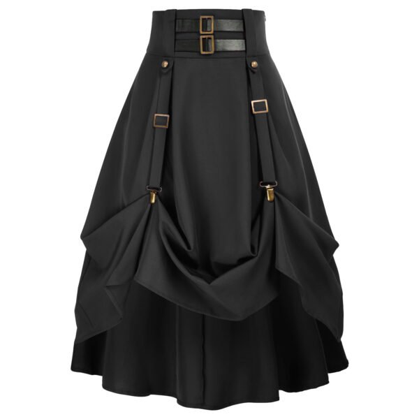 Medieval Costume Women's Steambeer Festival Punk Skirt - Image 2