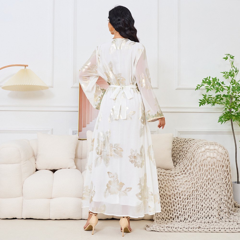 Bronzing Muslim Dubai Tourist Dress - Image 7