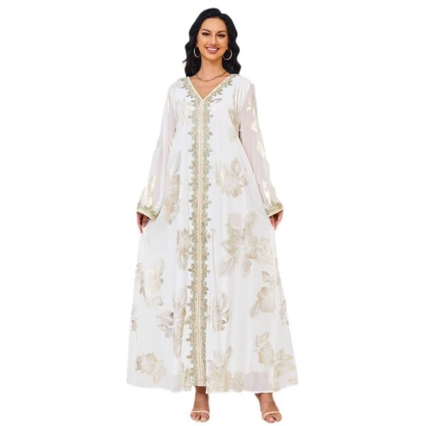 Bronzing Muslim Dubai Tourist Dress - Image 8