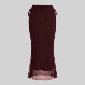 Cross-Border Sexy Long Sheath Fishtail Skirt