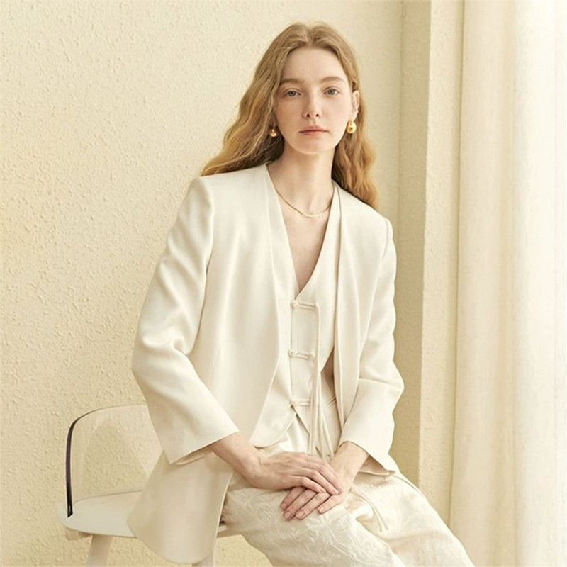 British Style Small Suit Fried Street Top For Women - Image 8