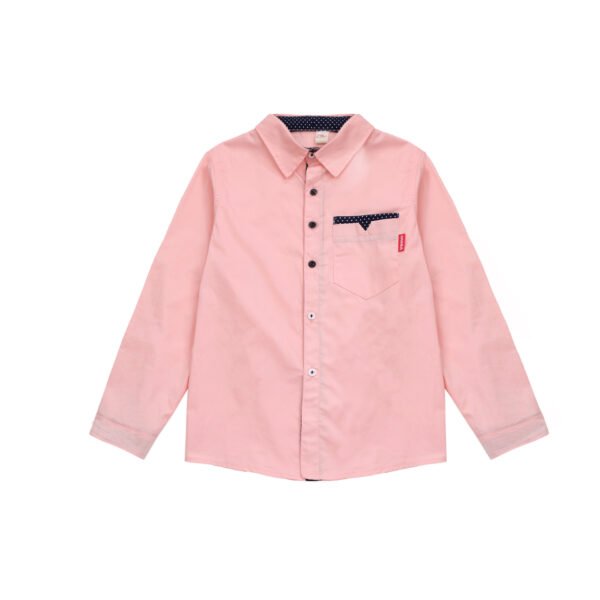 Student Spring And Autumn Trendy Fan Lapel Polka Dot Shirt - Image 3