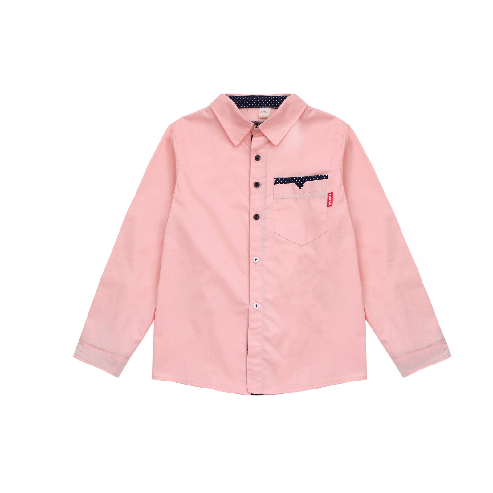 Student Spring And Autumn Trendy Fan Lapel Polka Dot Shirt - Image 3