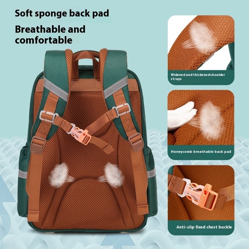 Large Capacity Primary School Student Schoolbag - Image 4