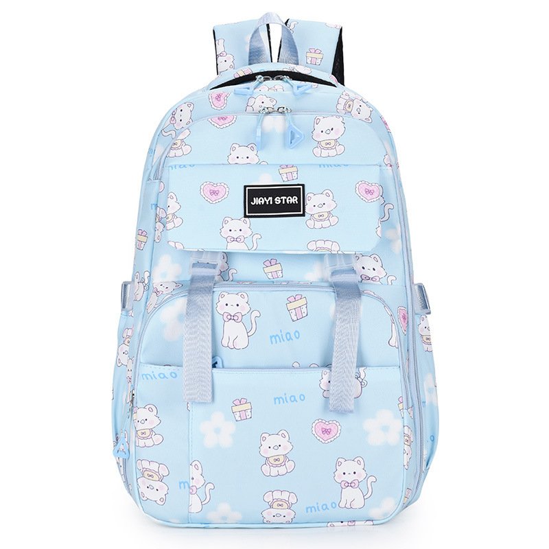 Cartoon Rabbit Pattern Printed Large Capacity Backpack - Image 2