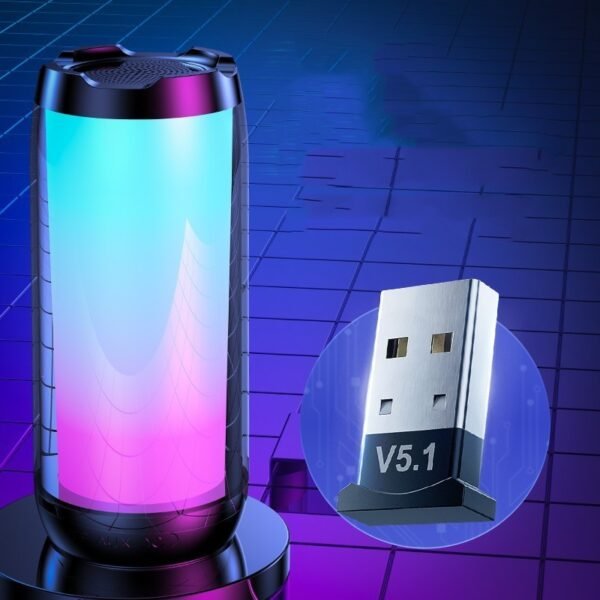Atmospheric Ambient Light Gaming House Desktop Computer Romantic Room Smart Bluetooth Speaker - Image 9