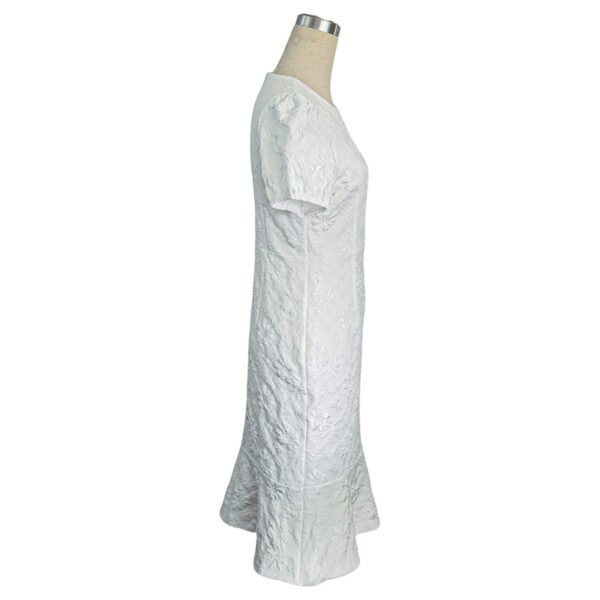 Women's Floral Jacquard Dress - Image 7