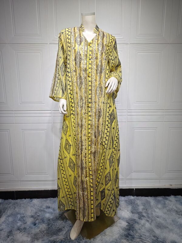 Women's Fashion Dress Dubai Robe - Image 3