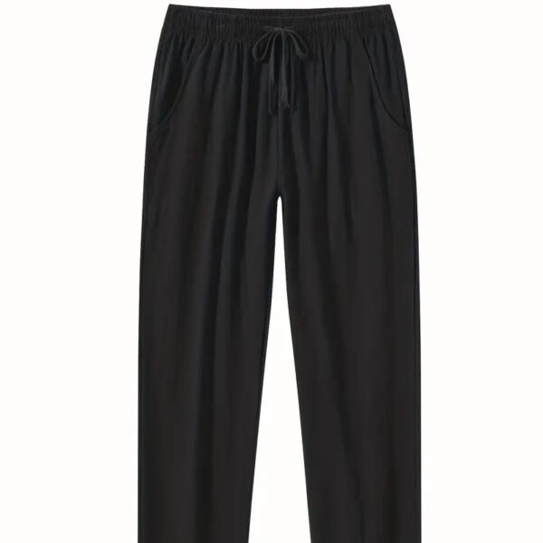 Cotton And Linen Beach Pants Men's Loose Casual - Image 9