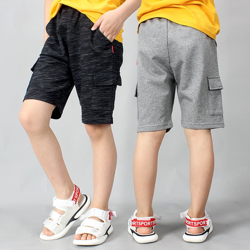 Summer New Boys' Cotton Casual Overalls Shorts - Image 2