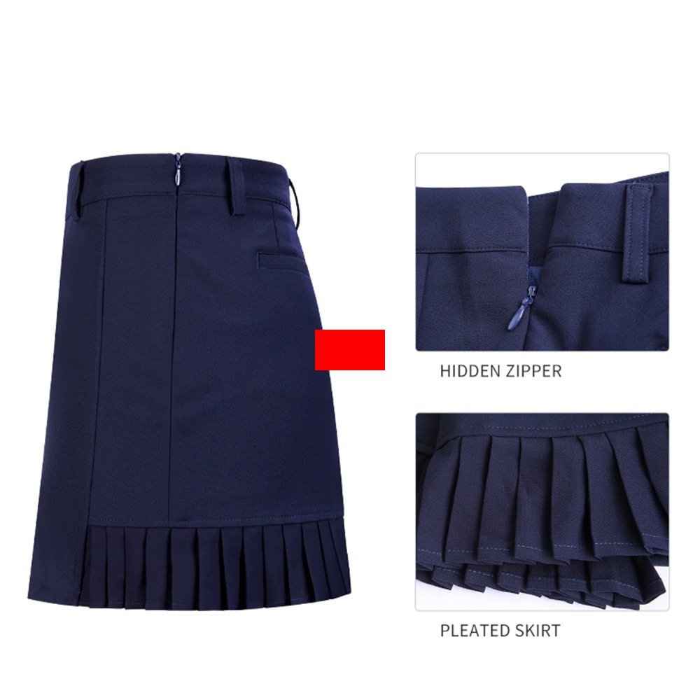 Summer Women's Pleated Back Swing Golf Skirt - Image 3
