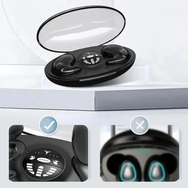 Invisible Sleep Wireless Earphone TWS Bluetooth 5.3 Headphones Hidden Earbuds IPX5 Waterproof Noise Reduction Sports Headset - Image 2