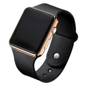 New Fashion Women Men Square LED Digital Watch Students Sports Electronic Watch Couple watches 2024