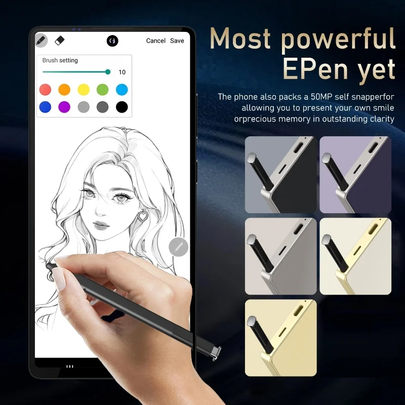 Global Vision S25 Ultra Smartphone 5G Android 12 8GB RAM 512GB ROM 6.8 Inch Phone 1920x1080HD 24+48MP 4 5G Network Mobile Phones - Image 6