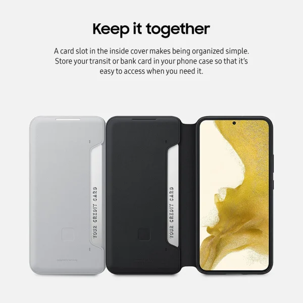 Original Samsung Galaxy S22Plus Smart LED View Cover Card Storage (antibacterial) genuine S22+ Smart LED View Cover - Image 6