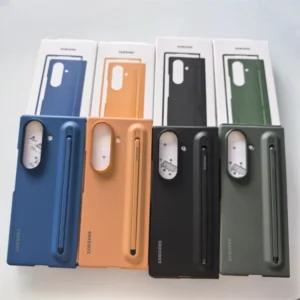 New Samsung Galaxy Z Fold 7 5G Slim S Pen Phone Case with Built-In New Compact S Pen Smartphone Cover Skin Feel Shockproof Shell