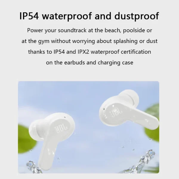 JBL WAVE BEAM Bluetooth Earphones Support APP True Wireless TWS Active Noise Cancellation Headphones JBL Vibe Beam Earbuds - Image 3