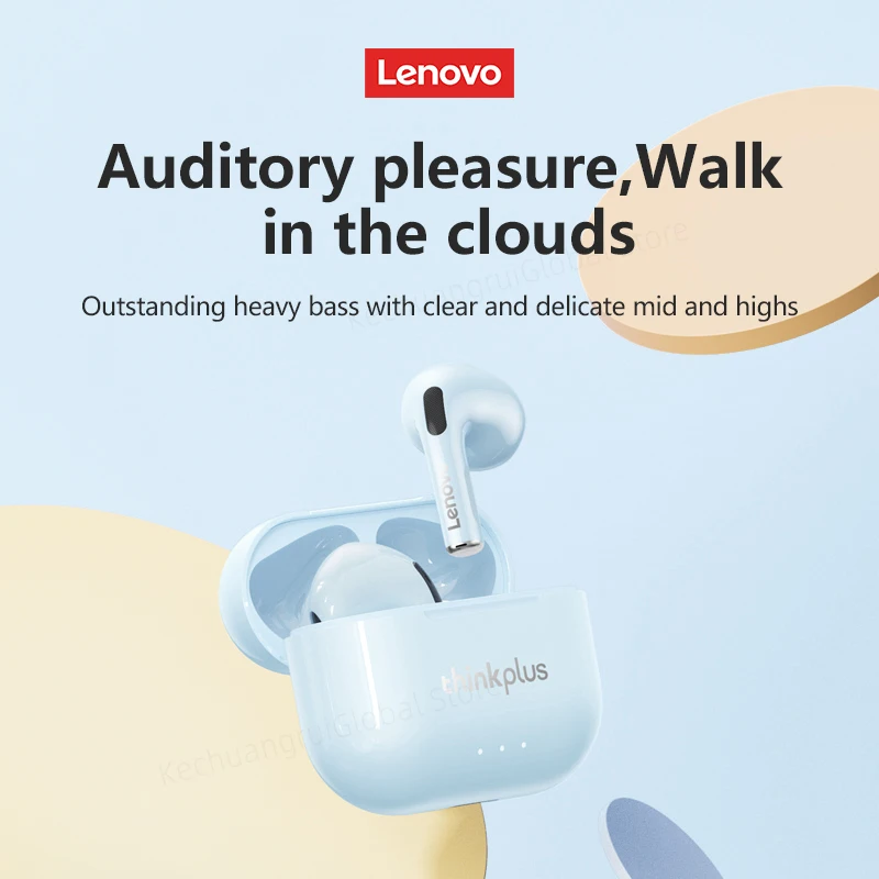 Lenovo LP40 II Earphones Original LP40 plus TWS Wireless Bluetooth 5.3 Headphones Sport Noise Reduction Touch Control Earbudss - Image 4