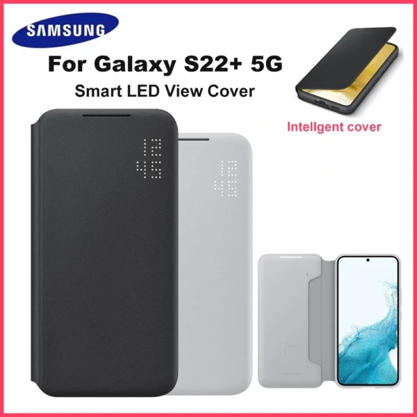 Original Samsung Galaxy S22Plus Smart LED View Cover Card Storage (antibacterial) genuine S22+ Smart LED View Cover