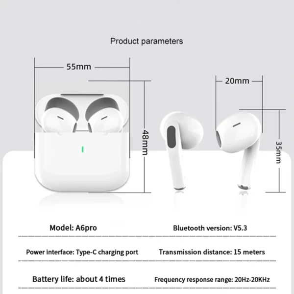 2025 New Air Pro TWS Wireless Bluetooth Earphones Headphones In Ear Earbuds Sports Noise Cancelling Headset for IPhone Android - Image 6