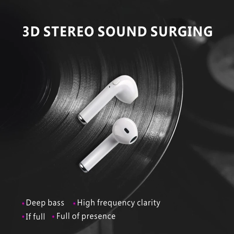 New TWS Earphone Wireless Bluetooth 5.0 Headphones Waterproof Sport Headsets Noise Reduction Earbuds with Mic - Image 3