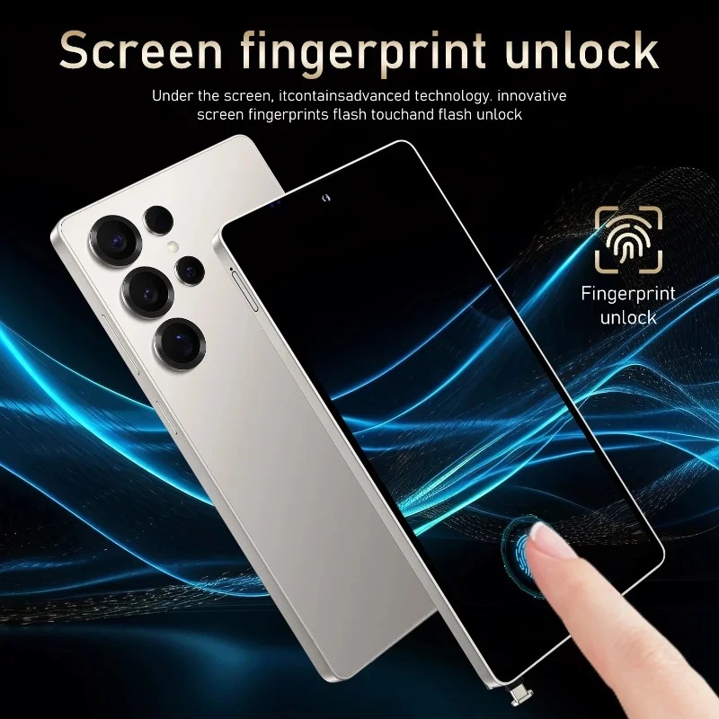 Global Vision S25 Ultra Smartphone 5G Android 12 8GB RAM 512GB ROM 6.8 Inch Phone 1920x1080HD 24+48MP 4 5G Network Mobile Phones - Image 4