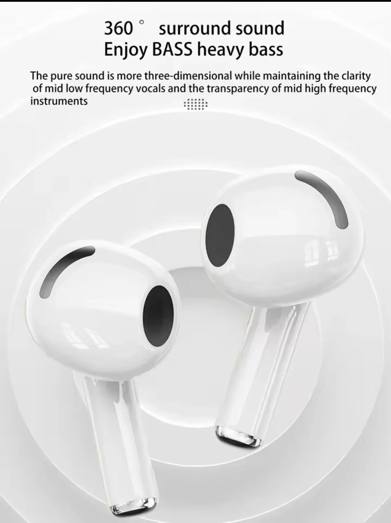 Original AIR Wireless Bluetooth Earphones ANC Noise Reduction Microphone earbuds TWS Long battery life Pod Spatial Audio PRO - Image 3