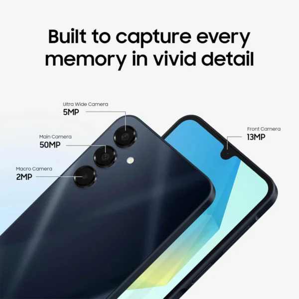 Global Version Samsung Galaxy A16 5G Smartphone Mediatek Dimensity 6300 6.7’’ Super AMOLED Display 50MP Camera 5000mAh Battery - Image 3