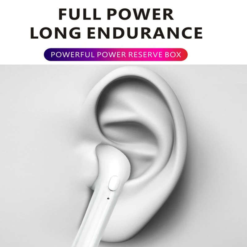 New TWS Earphone Wireless Bluetooth 5.0 Headphones Waterproof Sport Headsets Noise Reduction Earbuds with Mic - Image 2