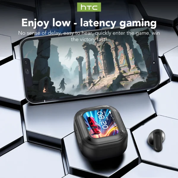 Translator HTC NE20 New Bluetooth 6.0 Wireless Headphones Translation Earphones IPX4 Waterproof Rating Long Battery Life - Image 3